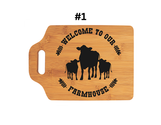 Welcome To Our Farmhouse Cutting Board