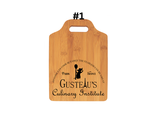 Gusteau's Culinary School Cutting Board