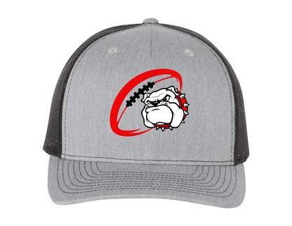 Football & Bulldog Logo Hat