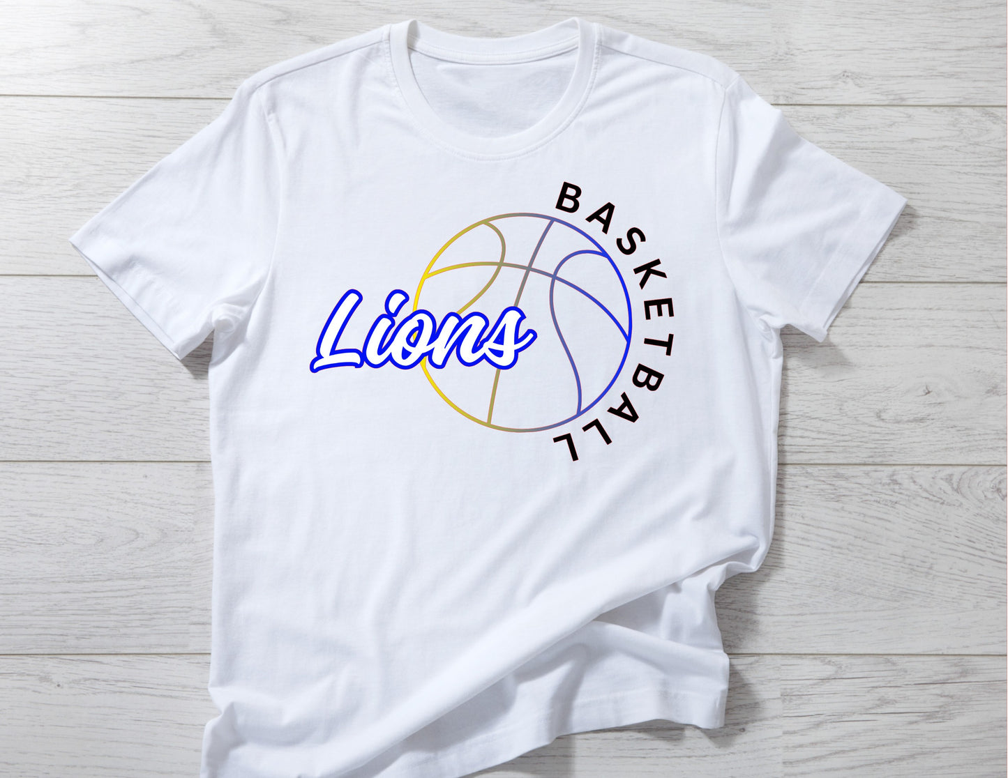 Lions Ombre Color Basketball