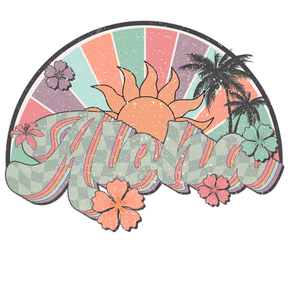 Aloha distressed Logo
