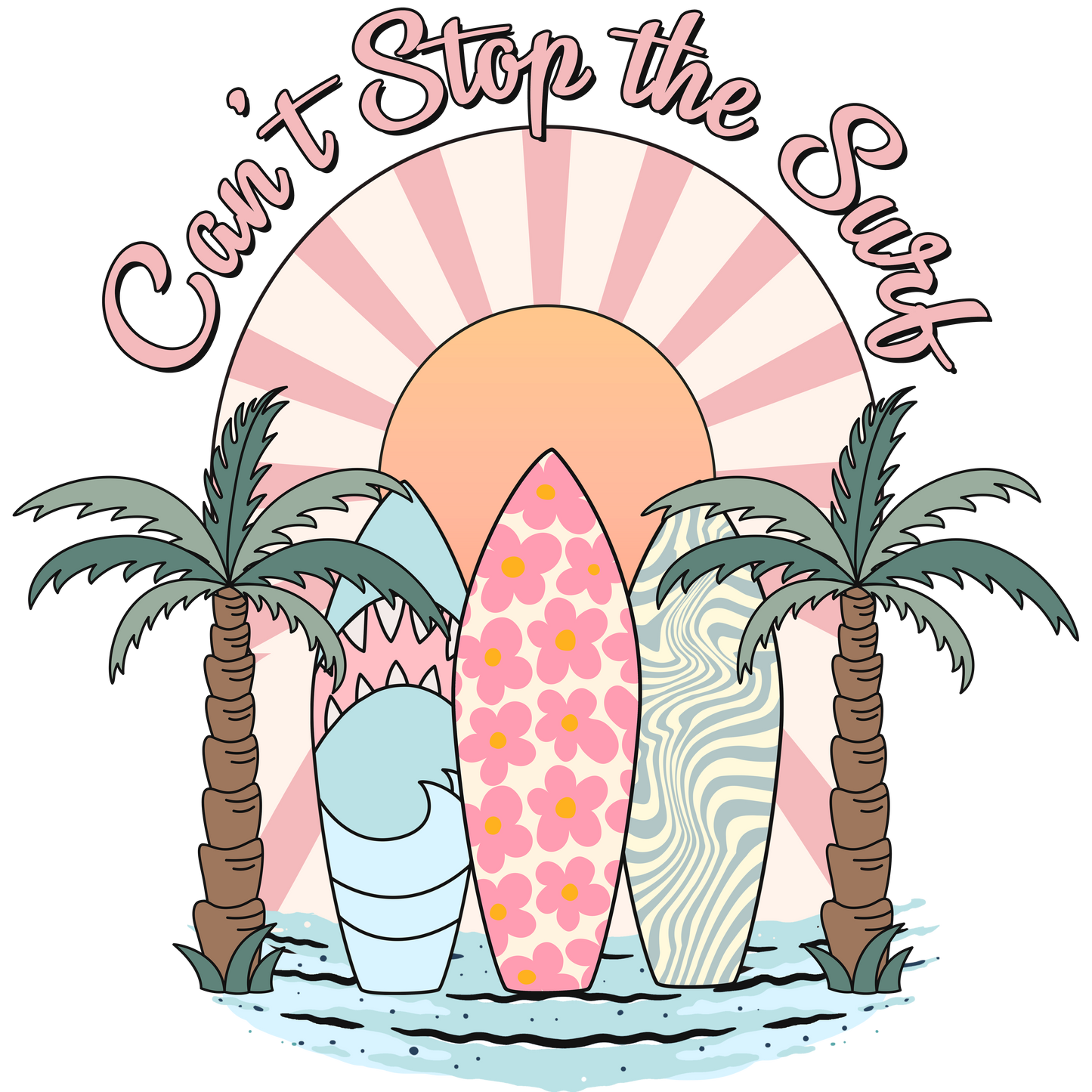 Can't Stop The Surf Logo