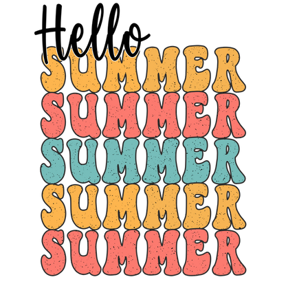 Hello Summer Stacked Logo