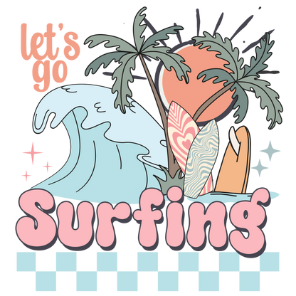 Lets Go Surfing Logo