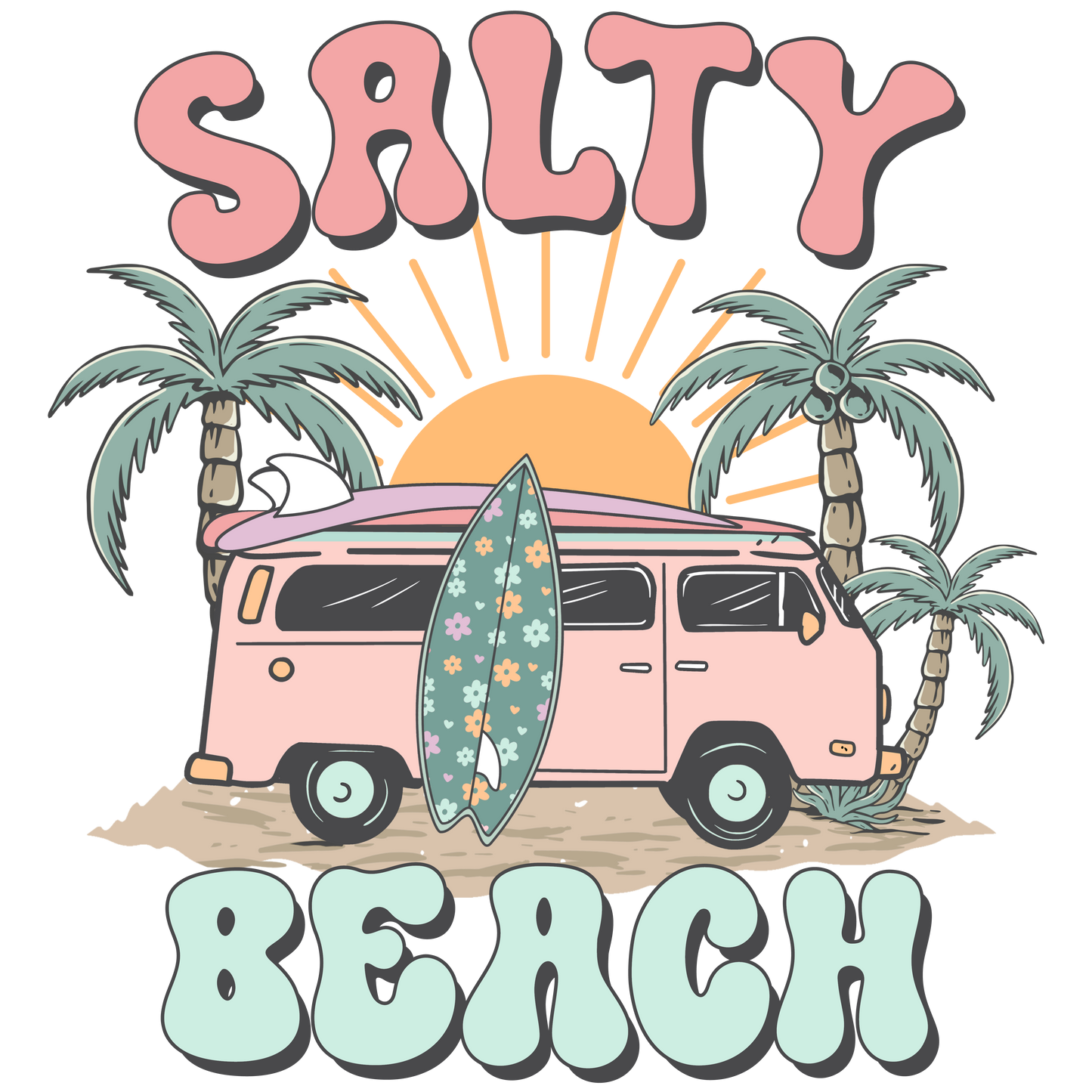 Salty Beach Logo