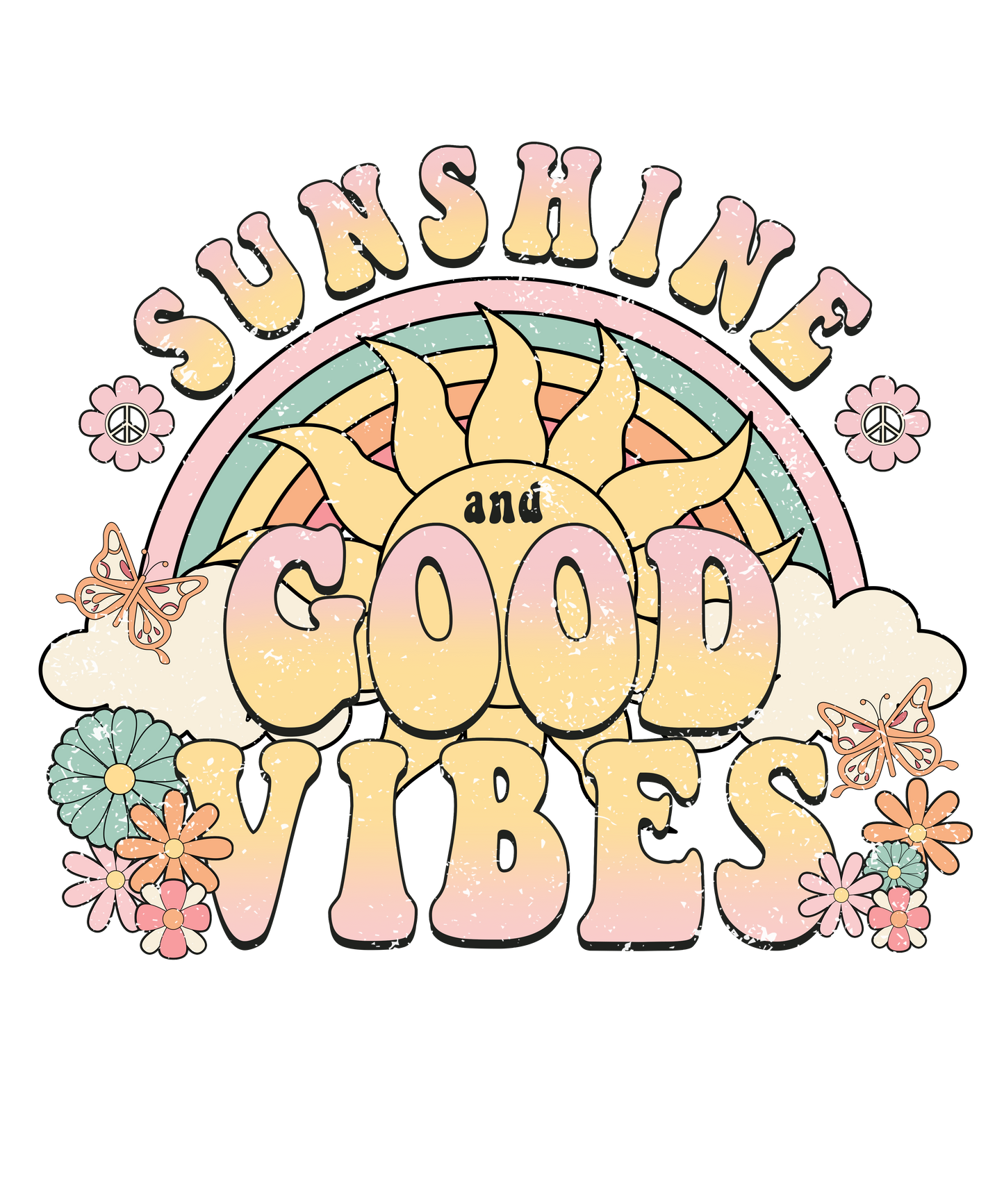 Sunshine And Good Vibes Logo