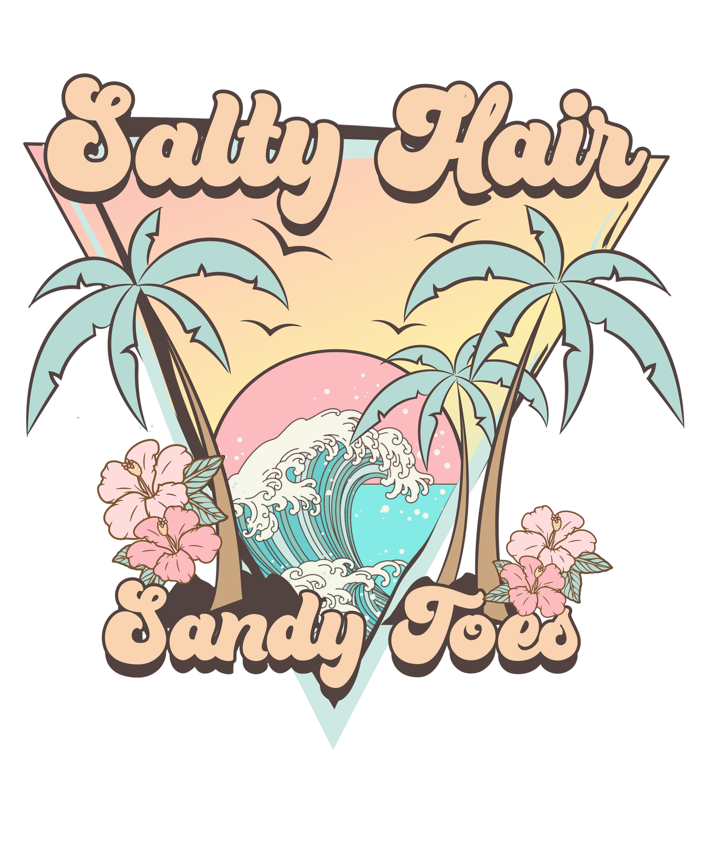 Salty Hair Sandy Toes Logo