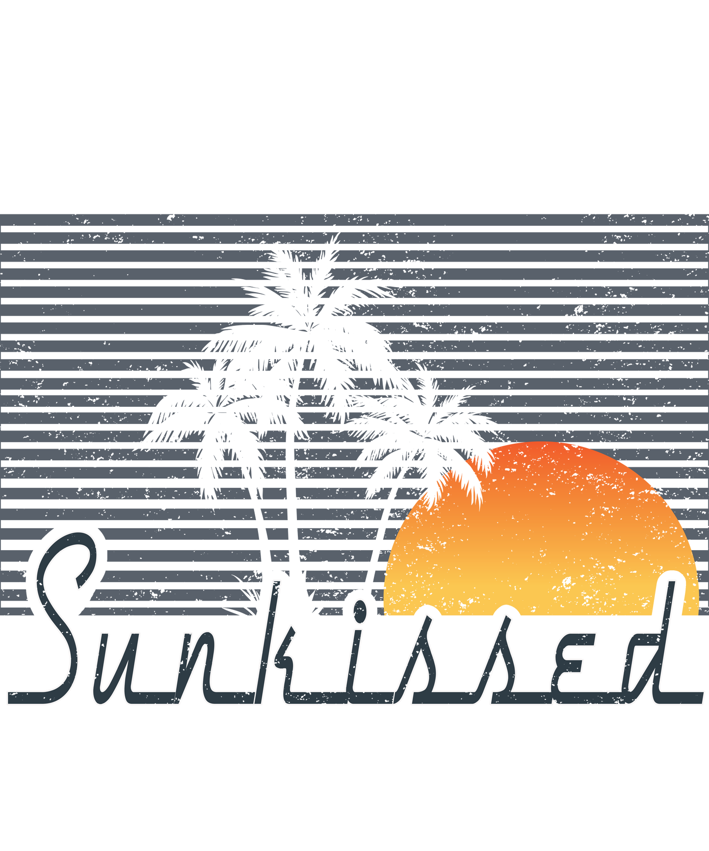 Sunkissed Distressed Logo