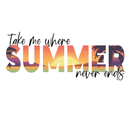 Take Me Where Summer Never Ends Logo