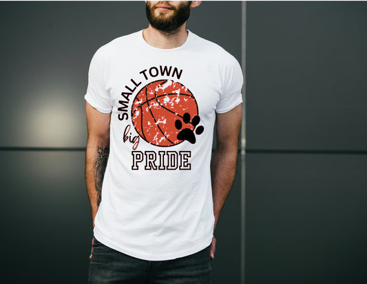 Small Town Big Pride Basketball Bulldogs Paw