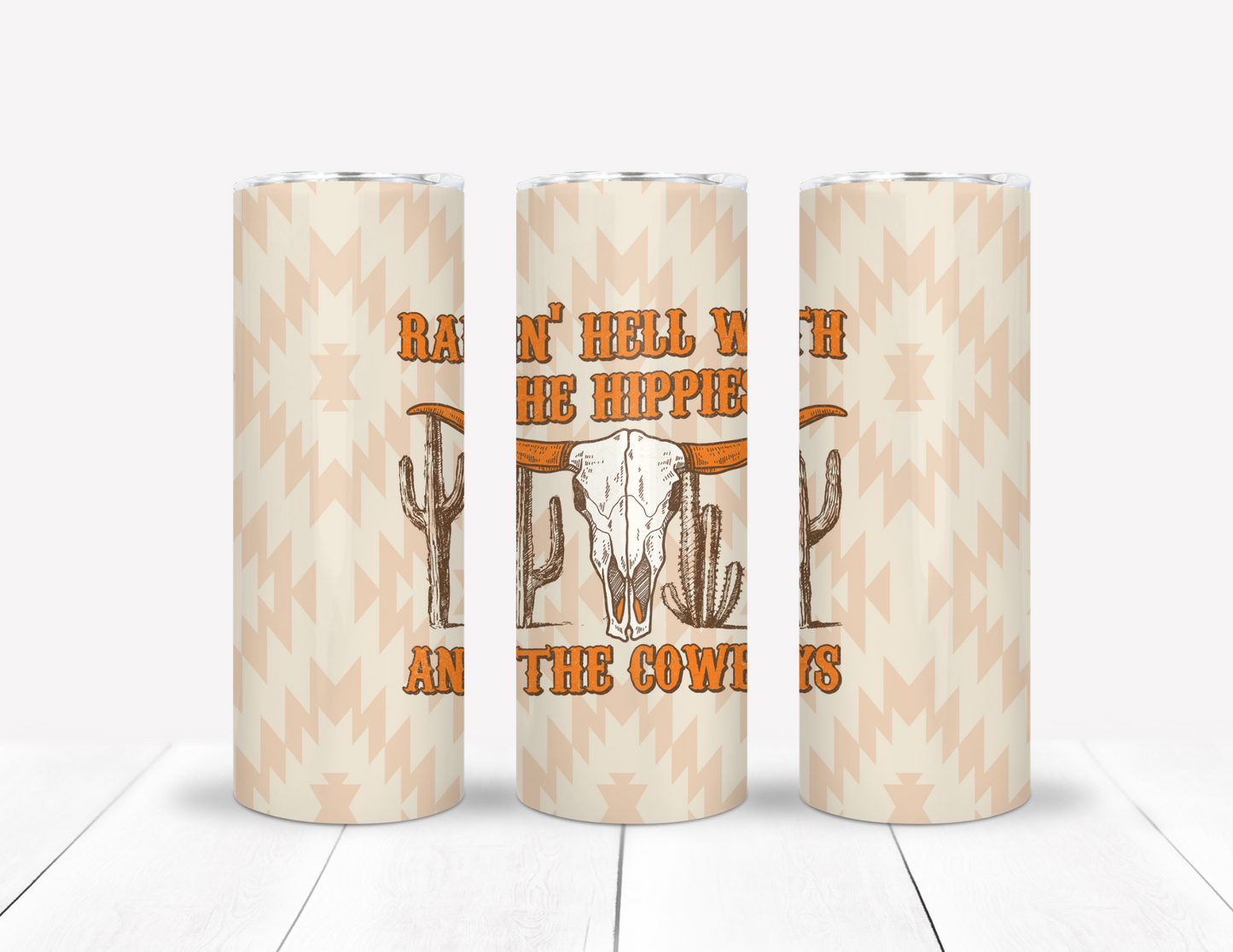 Raisin' Hell With The Hippies & Cowboys Tumbler