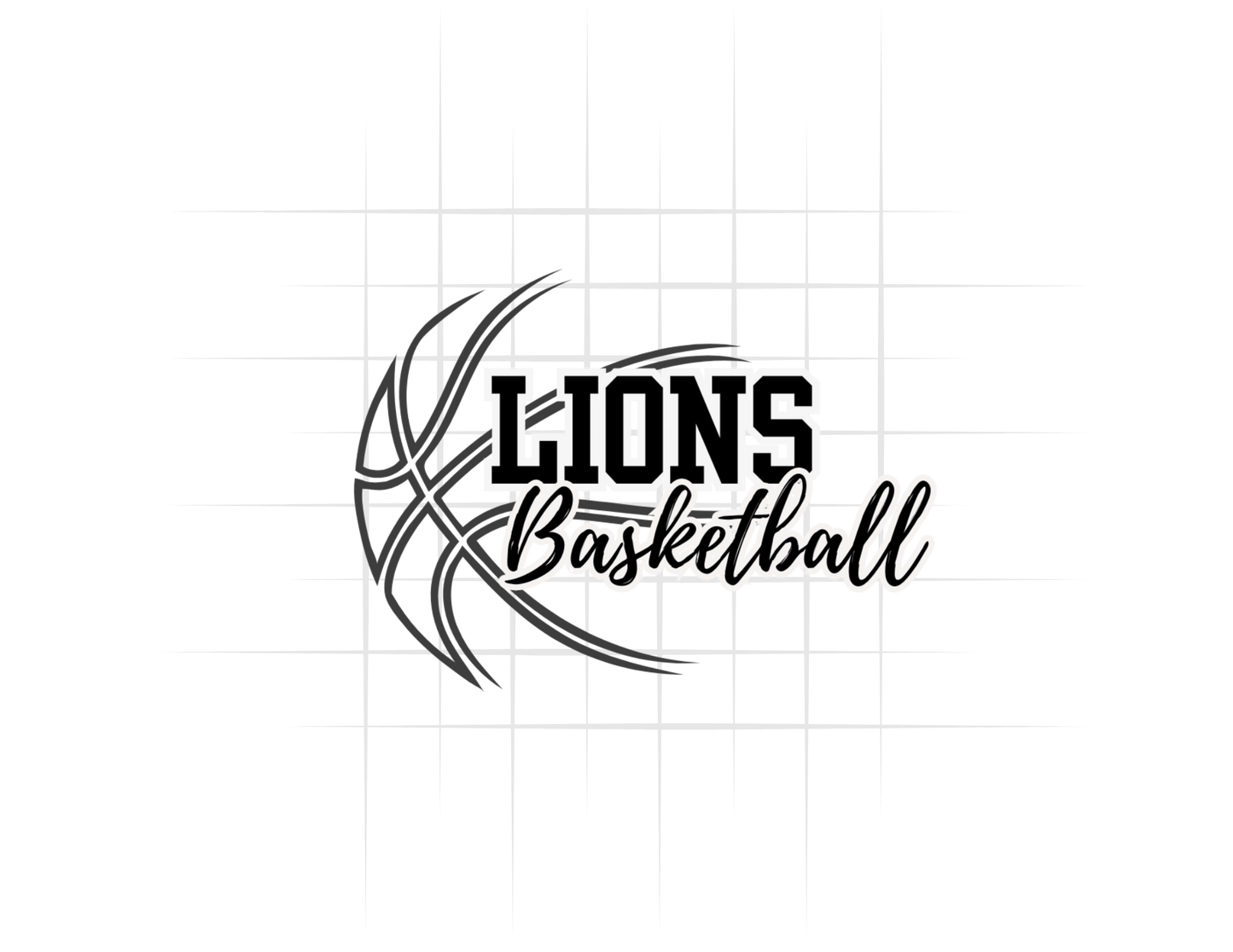 Lions Half Basketball Tee