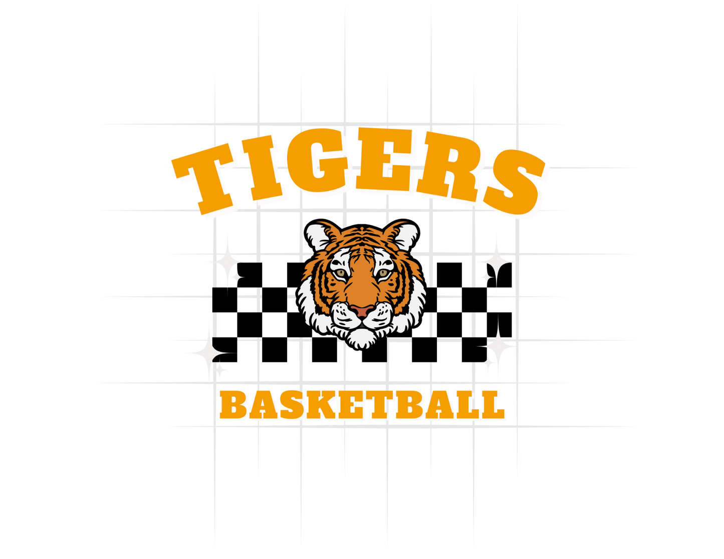 Retro Tigers Basketball Tee