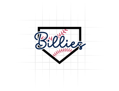 Billies Baseball Base Logo Tee