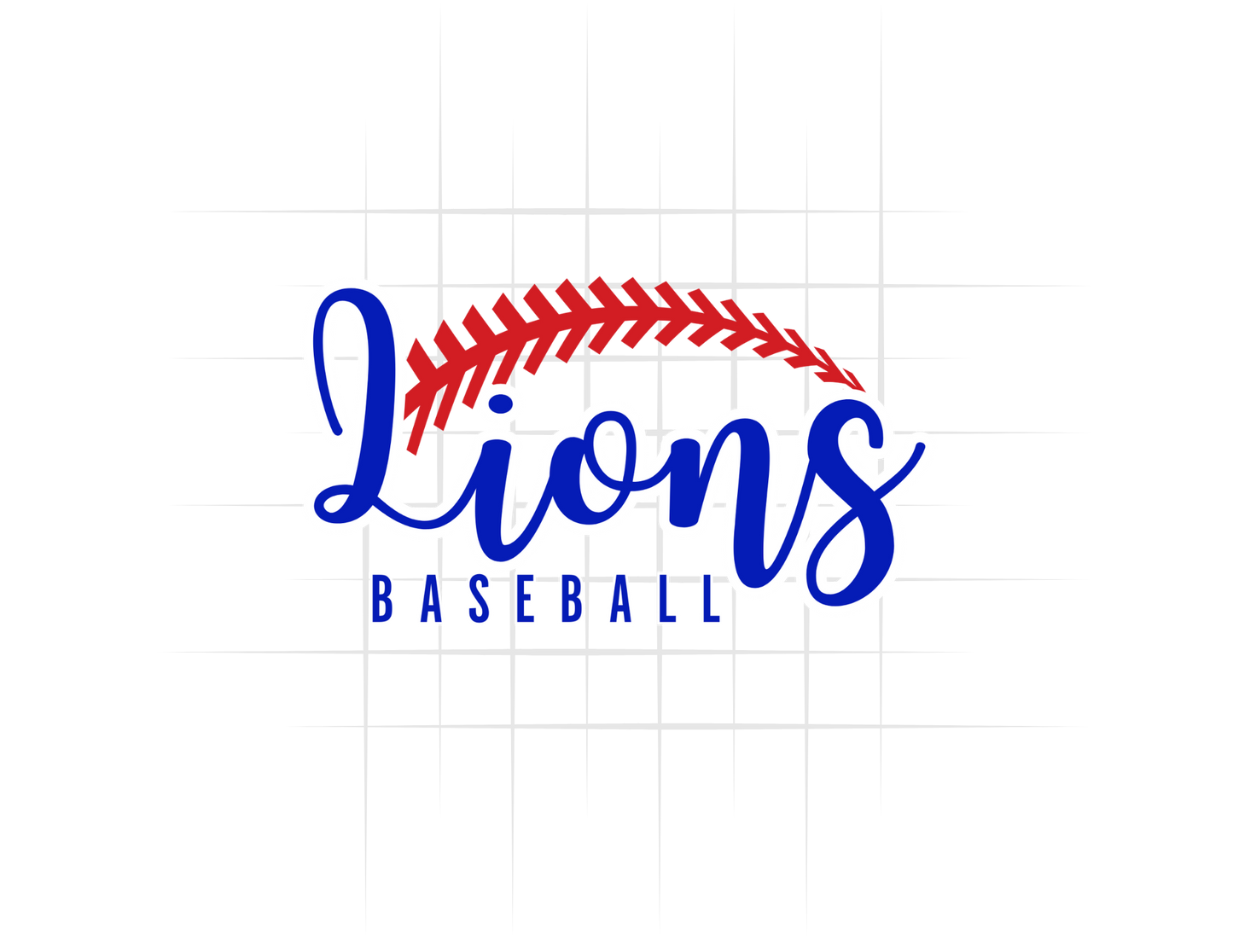 Lions Baseball Arched Lace Tee