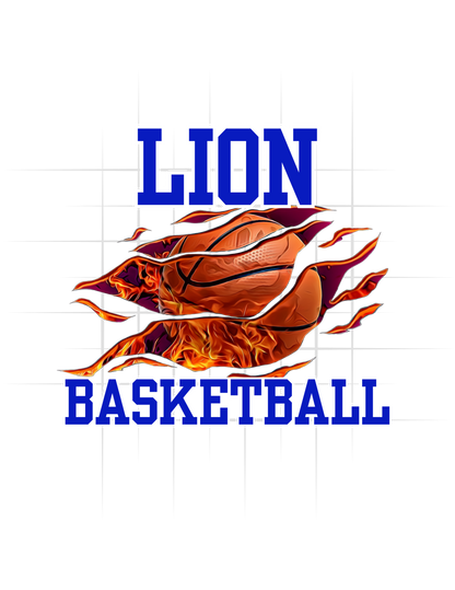 Lions Torn Basketball Tee