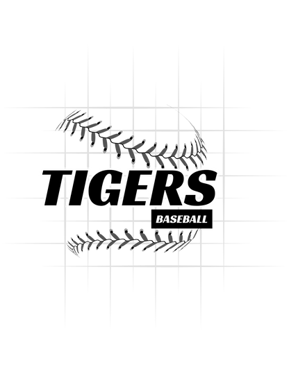 Tigers Baseball Logo Tee
