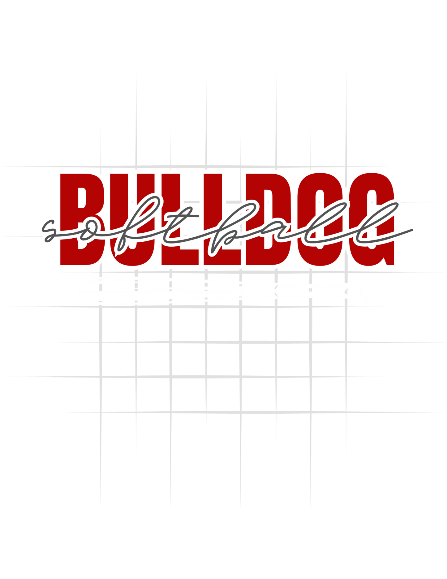 Bulldogs Softball Bat Logo Tee