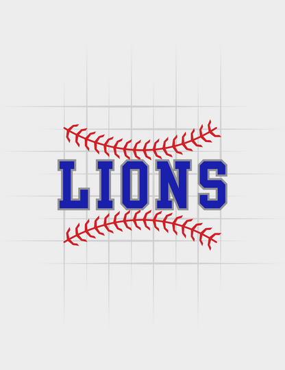 Lions & Laces Baseball Tee