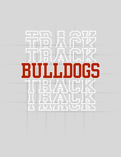 Bulldogs Stacked Logo Track Tee