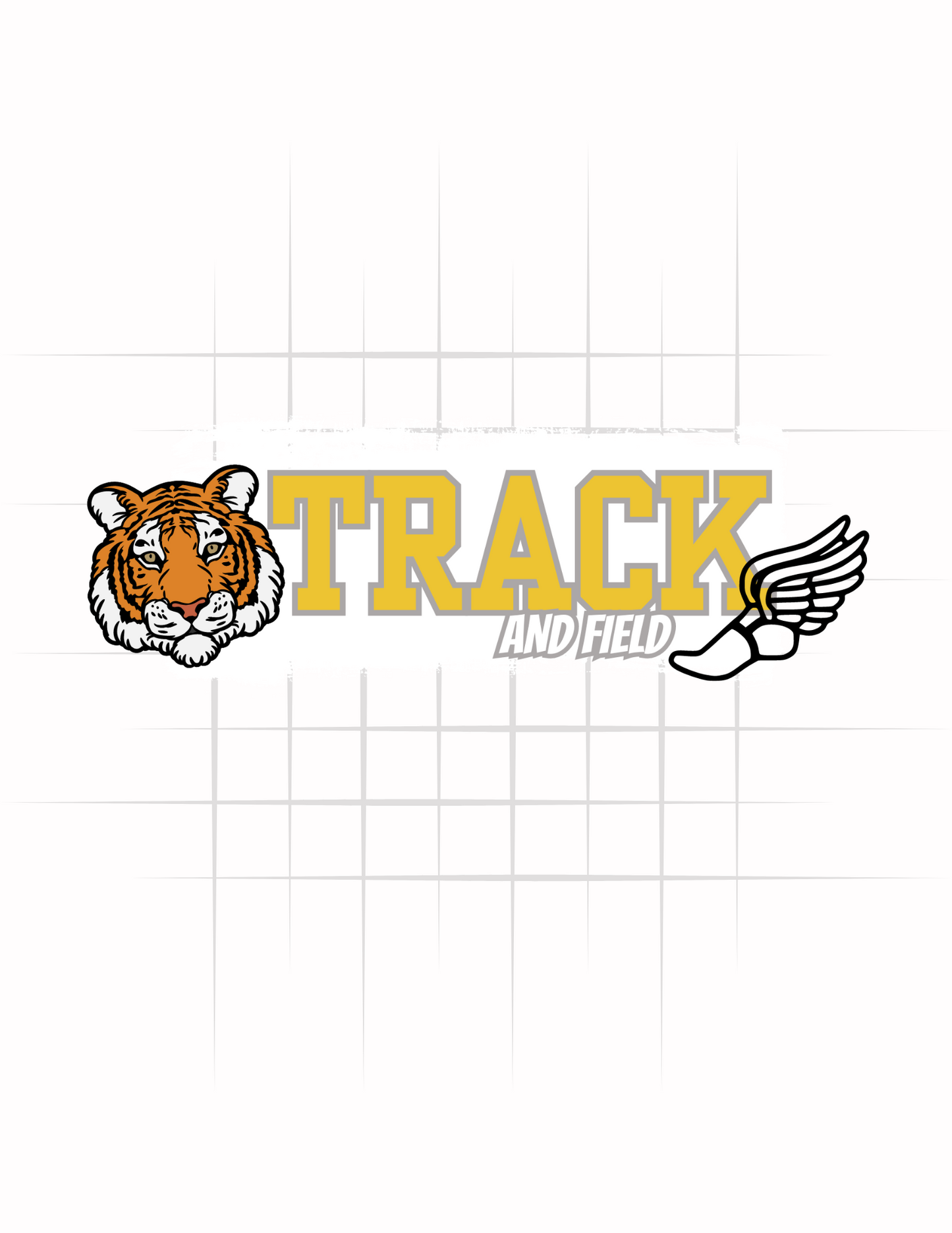 Tigers Logo Track And Field Tee