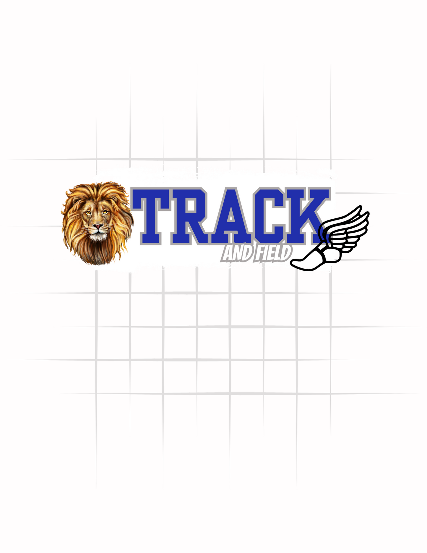 Lions Logo Track And Field Tee