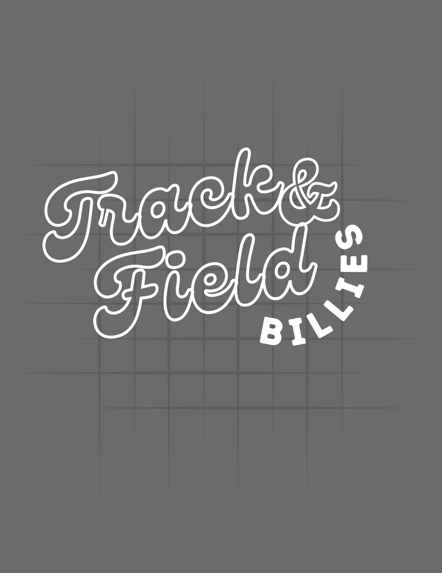 Billies Outlined Track and Field Tee