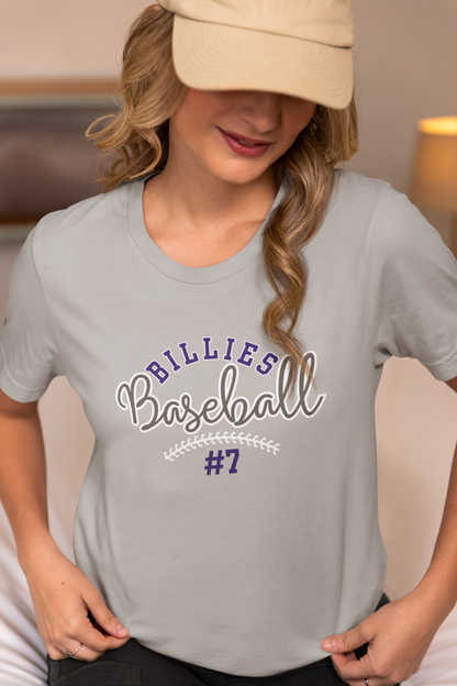 Billies Baseball with Custom Players Number