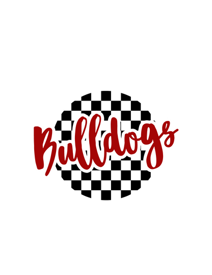 Retro Bulldogs Round Logo