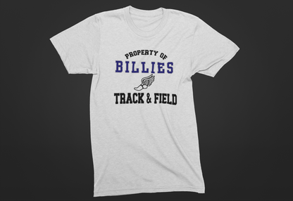 Property of Billies Track and Field  Tee