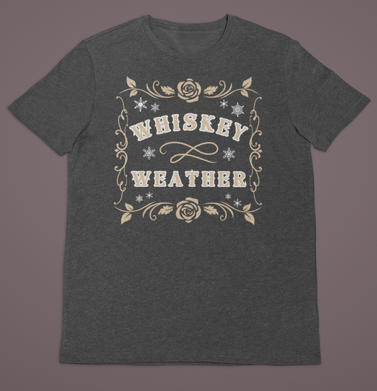 Whiskey Weather in tan and white