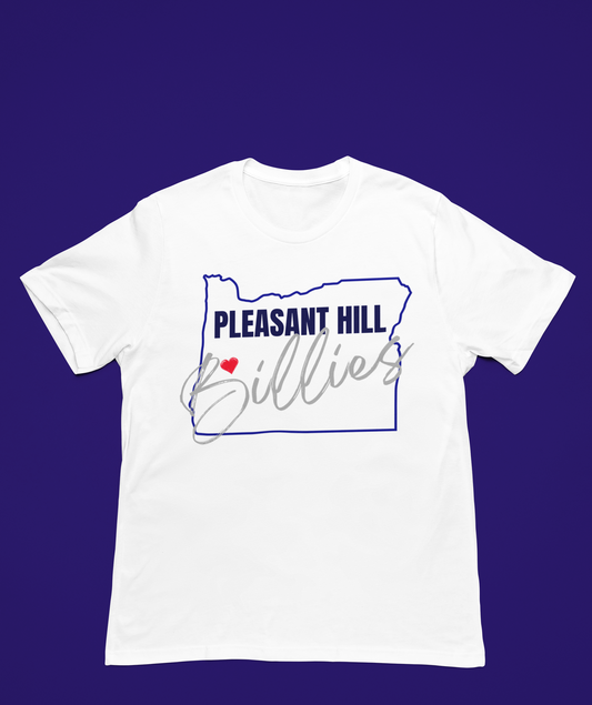 Heart Of Oregon Pleasant Hill Billies In Blue Logo!