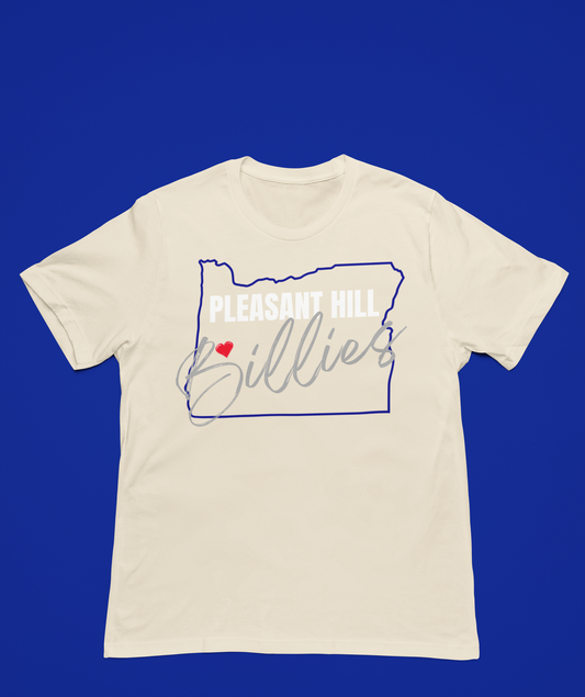 Heart Of Oregon Pleasant Hill Billies In White Logo!