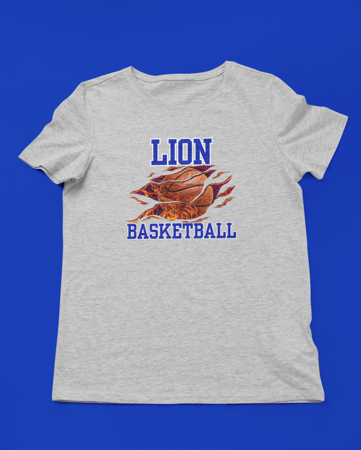 Lions Torn Basketball Tee