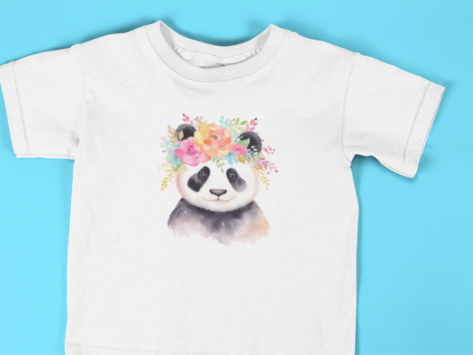 Panda Watercolor Logo