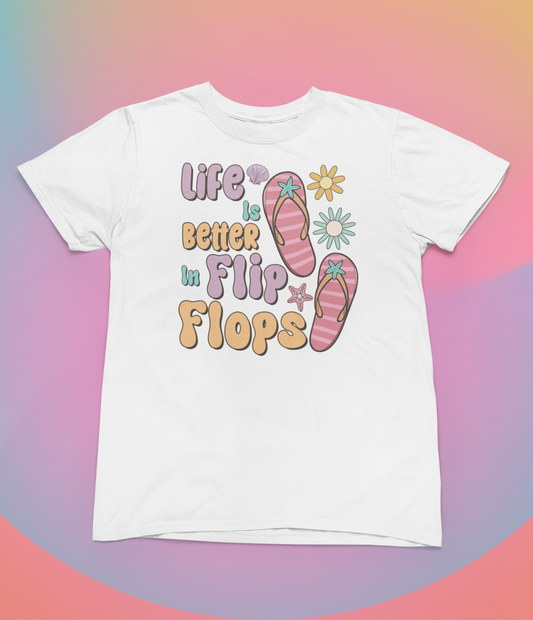 Life Is Better In Flip Flop Logo