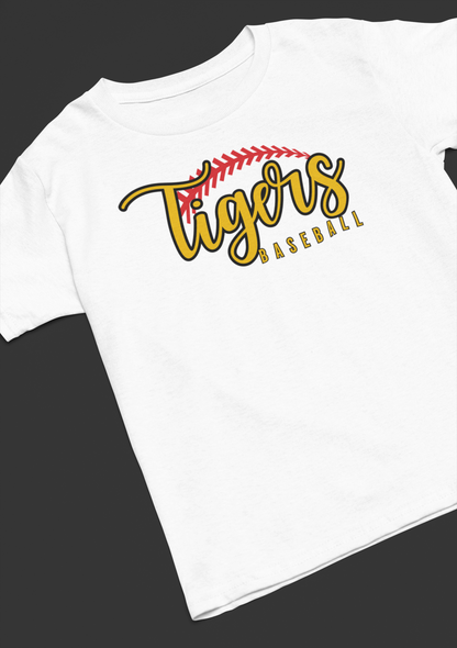 Tigers Baseball Arched Lace Tee