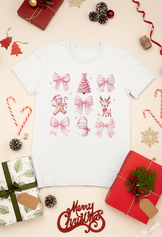 Pink Bows Christmas