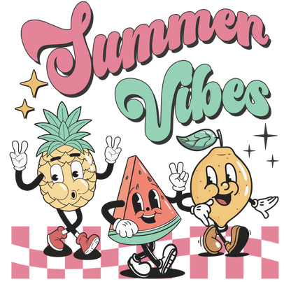 Summer Vibes Retro Logo