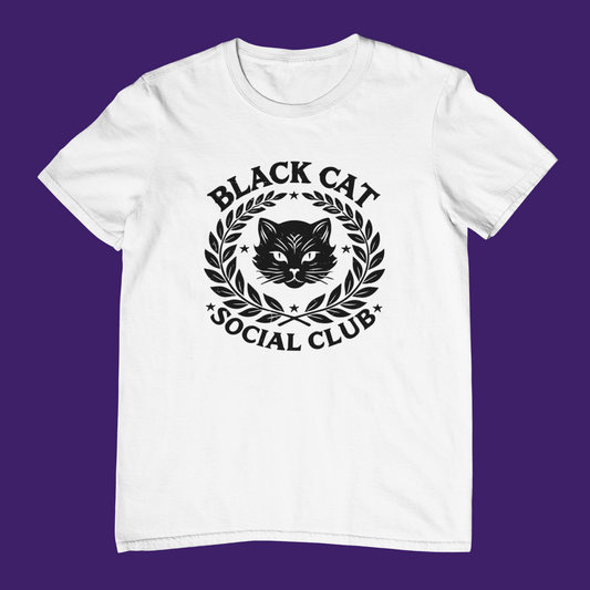 Black Cat Social Club Halloween Logo!