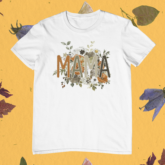 MaMa  Floral Vintage Logo