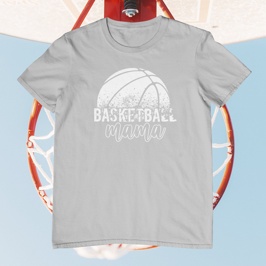 White Basketball MaMa Logo